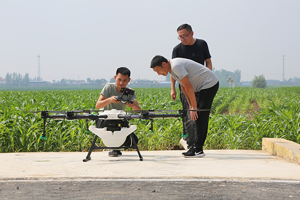 集团旗下卡特机器人公司无人机植保飞防团队服务三农 ，助力乡村振兴